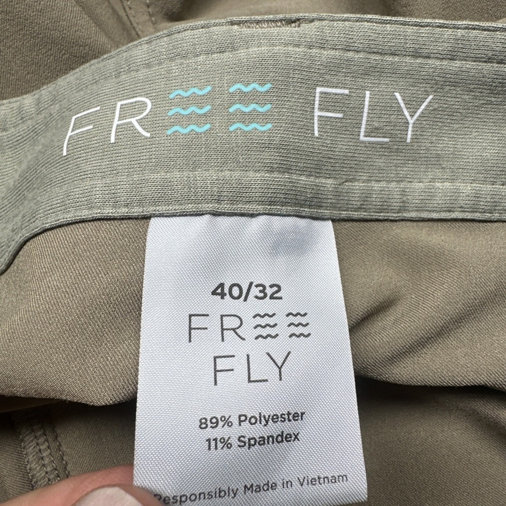 Free Fly Nomad Pants Performance Stretch‎ Chino Mens 40x32 Sandbar Tech UPF 50+ - Picture 8 of 9